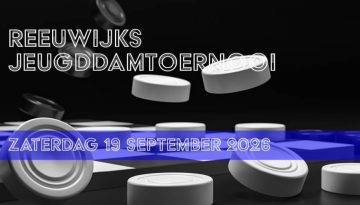 Reeuwijks Jeugddamtoernooi op zaterdag 19 september 2026
