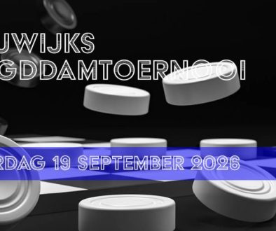 Reeuwijks Jeugddamtoernooi op zaterdag 19 september 2026